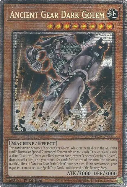 Ancient Gear Dark Golem
