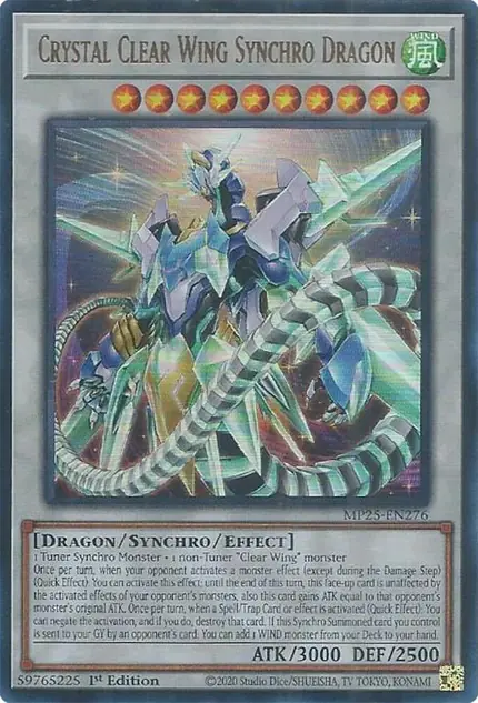 Crystal Clear Wing Synchro Dragon