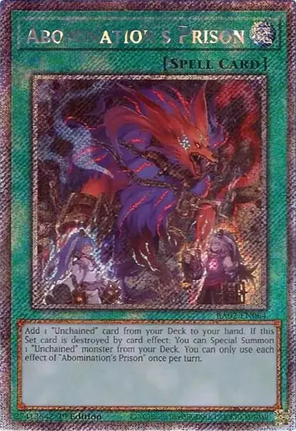 Abomination's Prison (Platinum Secret Rare)