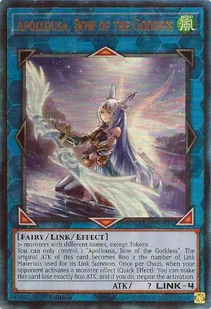 Apollousa, Bow of the Goddess (Alternate Art) (PUR)
