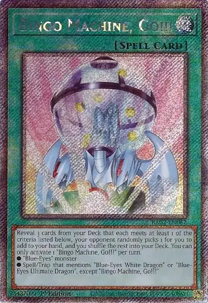 Bingo Machine, Go!!! (Platinum Secret Rare)