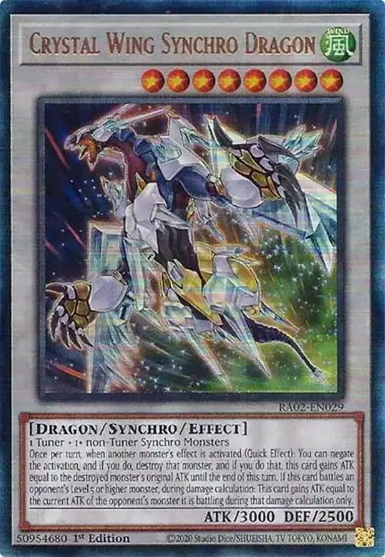 Crystal Wing Synchro Dragon (PUR)