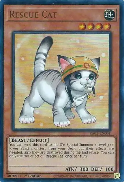 Rescue Cat (Alternate Art) (UR)