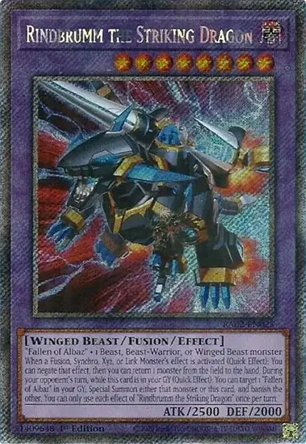 Rindbrumm the Striking Dragon (Platinum Secret Rare)