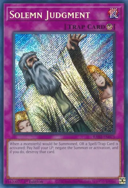 Solemn Judgment (Secret Rare)