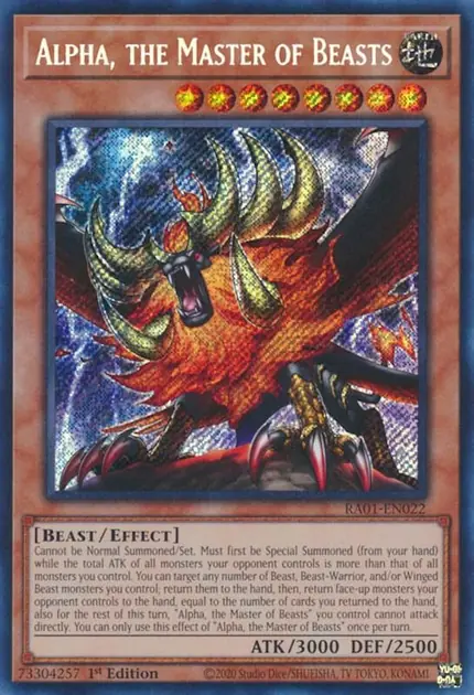 Alpha, the Master of Beasts (Secret Rare)