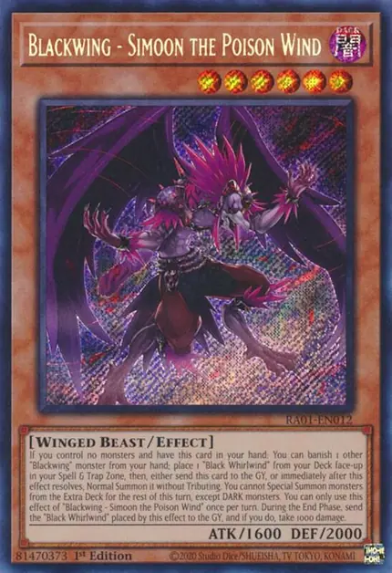 Blackwing - Simoon the Poison Wind (Secret Rare)