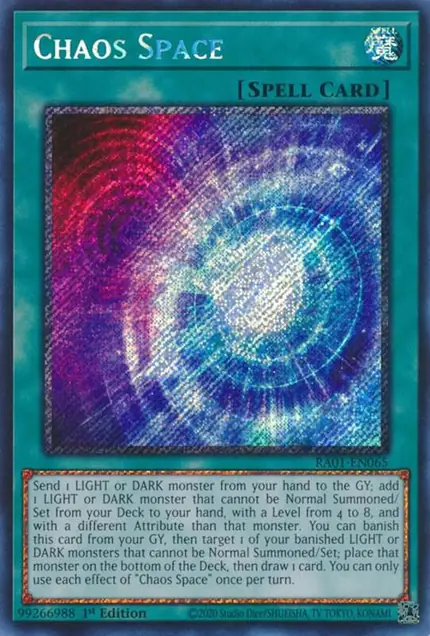 Chaos Space (Platinum Secret Rare)