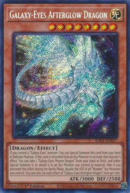 Galaxy-Eyes Afterglow Dragon (Secret Rare)