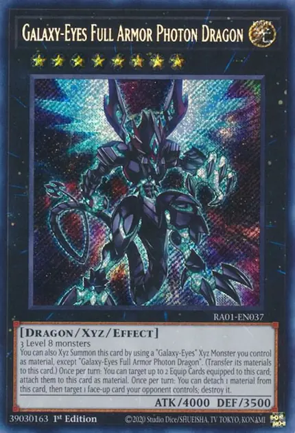 Galaxy-Eyes Full Armor Photon Dragon (Secret Rare)