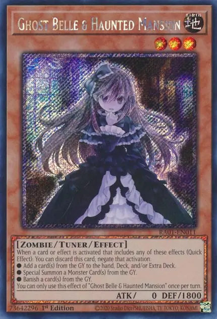 Ghost Belle & Haunted Mansion (Platinum Secret Rare)