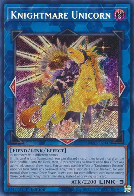 Knightmare Unicorn (Alternate Art) (Secret Rare)