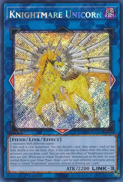 Knightmare Unicorn (Platinum Secret Rare)