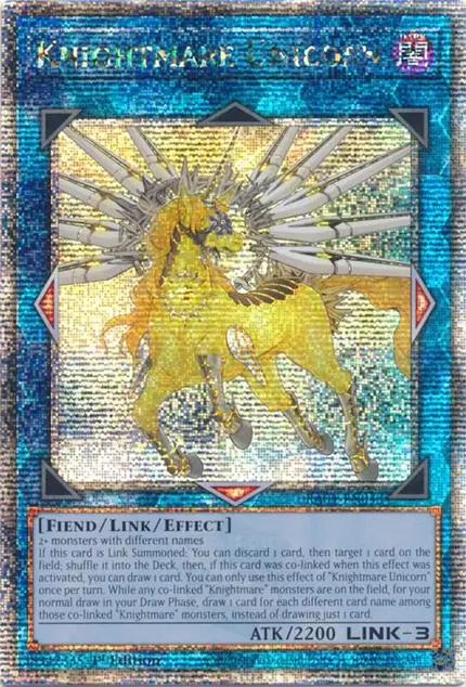 Knightmare Unicorn (Quarter Century Secret Rare)