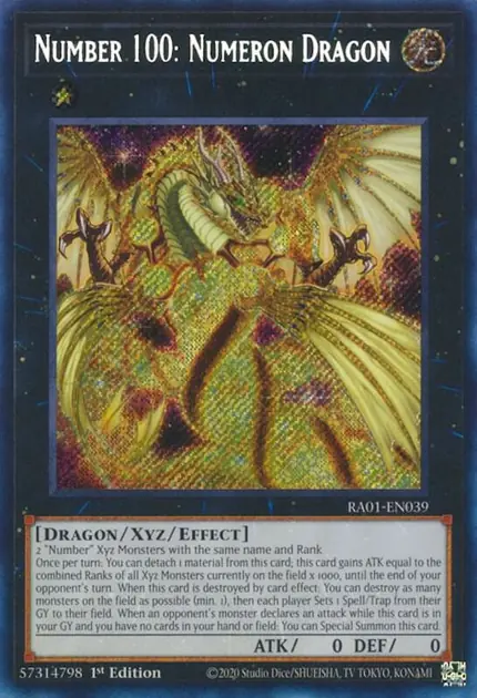 Number 100: Numeron Dragon (Secret Rare)