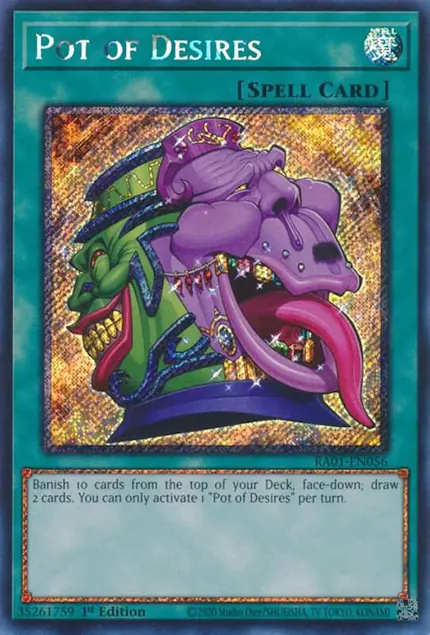 Pot of Desires (Platinum Secret Rare)