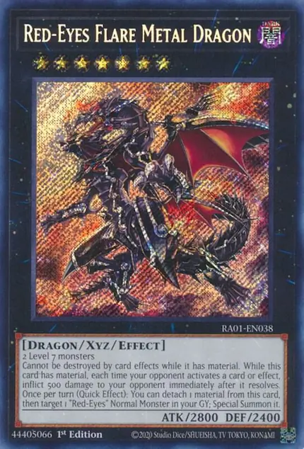 Red-Eyes Flare Metal Dragon (Secret Rare)