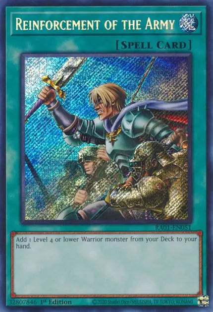 Reinforcement of the Army (Secret Rare)