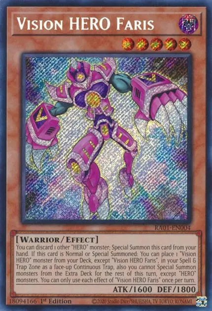 Vision HERO Faris (Secret Rare)