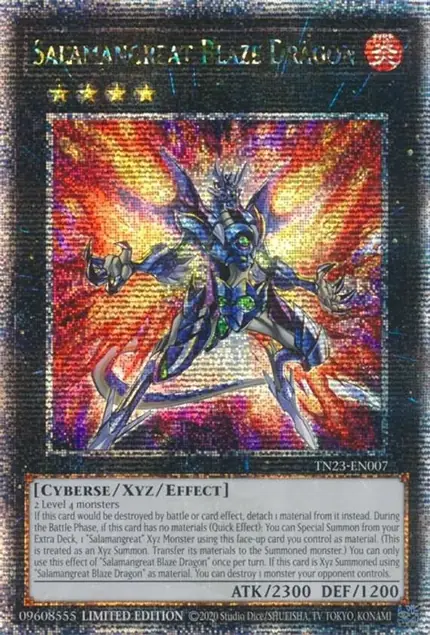 Salamangreat Blaze Dragon (Quarter Century Secret Rare)