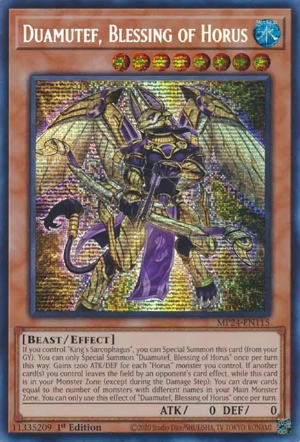 Duamutef, Blessing of Horus