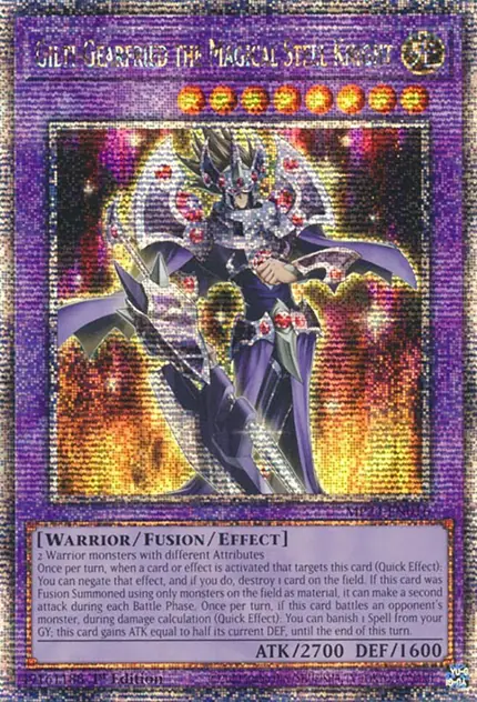 Gilti-Gearfried the Magical Steel Knight (Quarter Century Secret Rare)