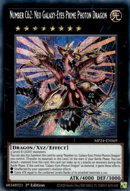 Number C62: Neo Galaxy-Eyes Prime Photon Dragon