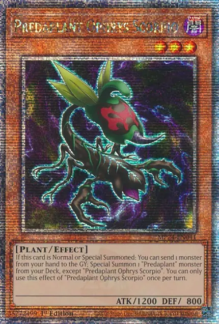 Predaplant Ophrys Scorpio (Quarter Century Secret Rare)