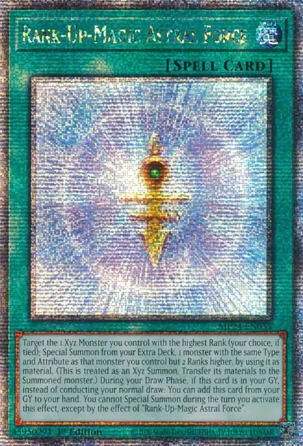 Rank-Up-Magic Astral Force (Quarter Century Secret Rare)