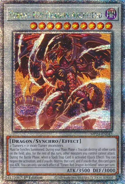 Tyrant Red Dragon Archfiend