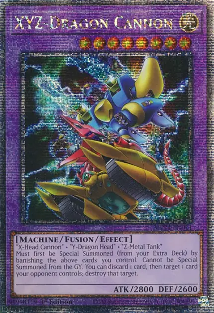 XYZ-Dragon Cannon (Alternate Art)
