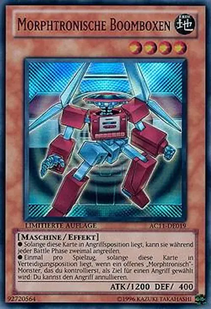 Morphtronic Boomboxen (German) - "Morphtronische Boomboxen"