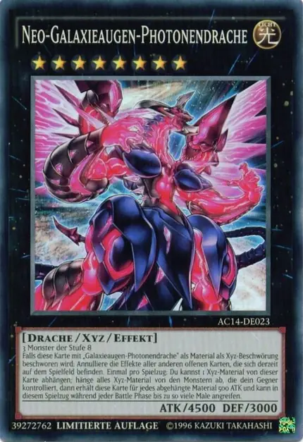 Neo Galaxy-Eyes Photon Dragon (German) - "Neo-Galaxieaugen-Photonendrache"