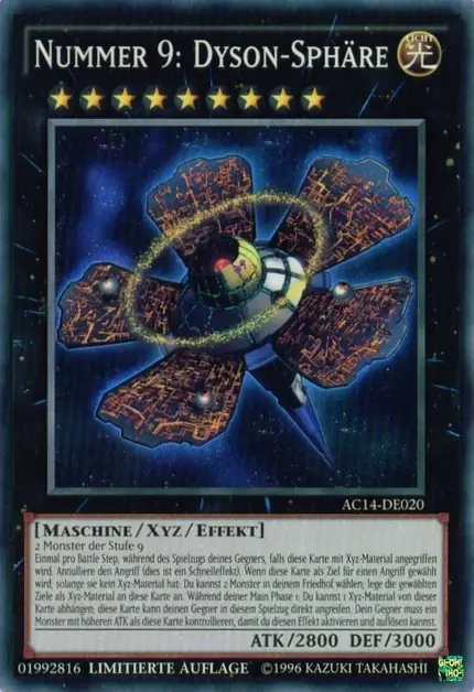 Number 9: Dyson Sphere (German) - "Nummer 9: Dyson-Sphäre"