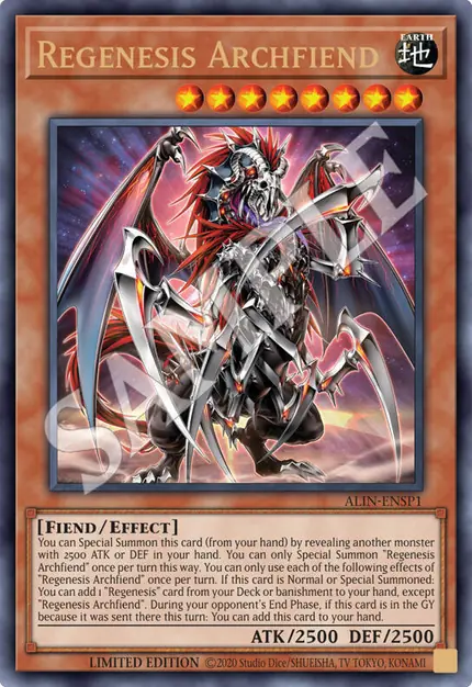 Regenesis Archfiend (ALIN-ENSP1)