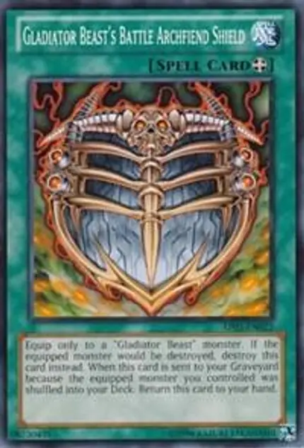 Gladiator Beast's Battle Archfiend Shield