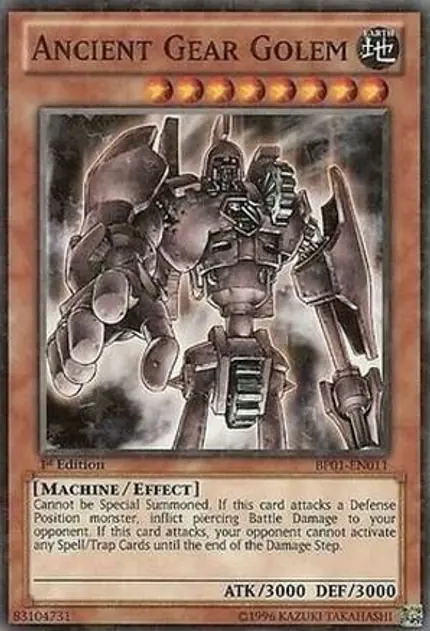 Ancient Gear Golem (Starfoil)