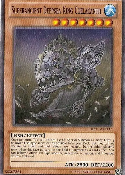 Superancient Deepsea King Coelacanth (Starfoil)