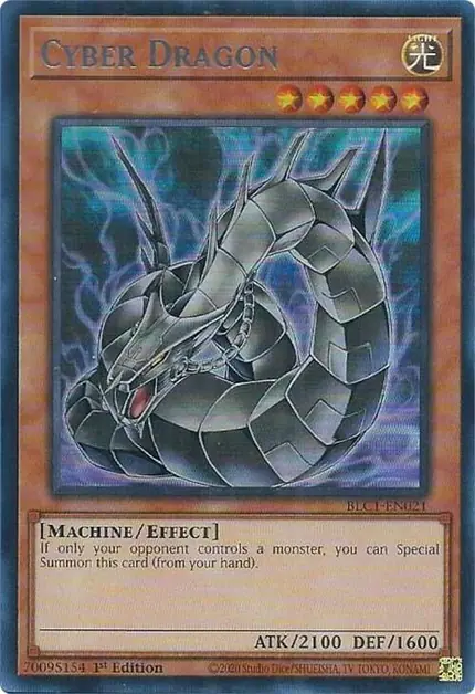 Cyber Dragon (Alternate Art) (Silver)