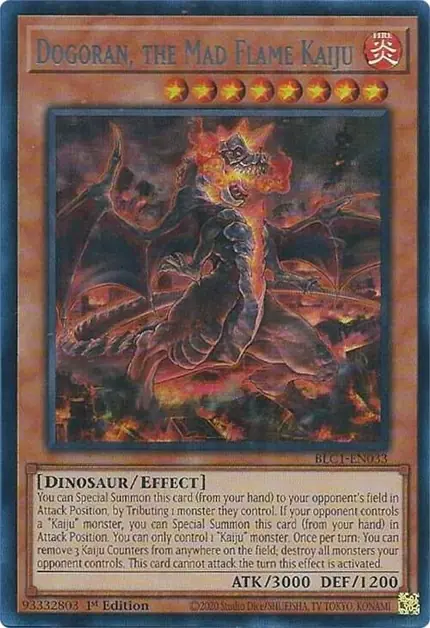 Dogoran, the Mad Flame Kaiju (Silver)