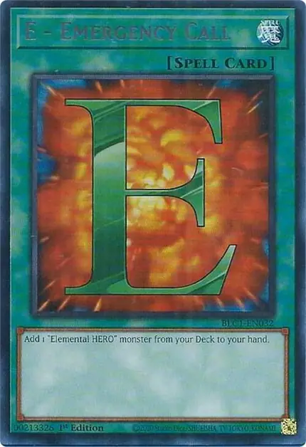 E - Emergency Call (Silver)