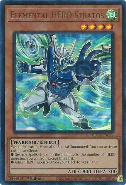 Elemental HERO Stratos (Alternate Art)