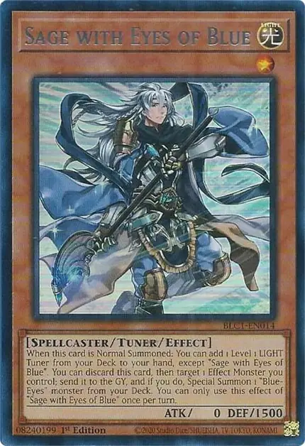 Sage with Eyes of Blue (Silver)