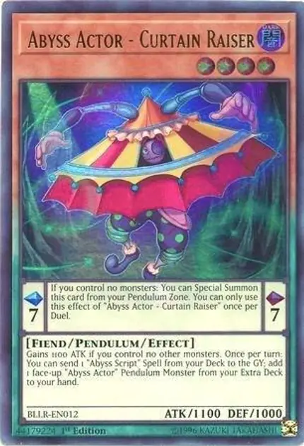 Abyss Actor - Curtain Raiser