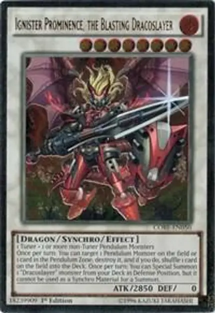 Ignister Prominence, the Blasting Dracoslayer (UTR)