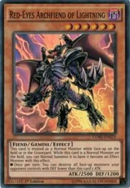 Red-Eyes Archfiend of Lightning