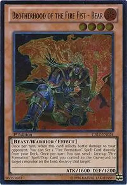 Brotherhood of the Fire Fist - Bear (UTR)