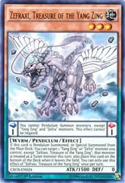 Zefraxi, Treasure of the Yang Zing