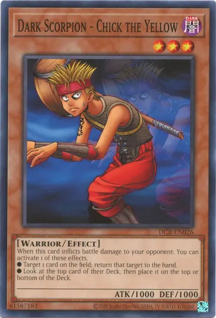 Dark Scorpion - Chick the Yellow