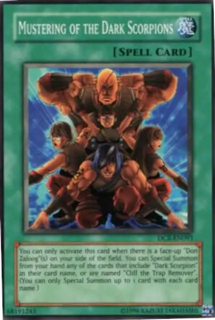 Mustering of the Dark Scorpions